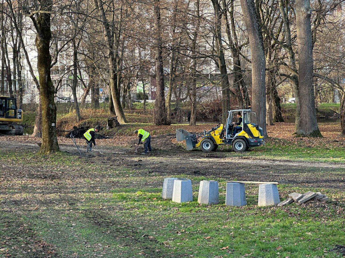 Rzeszów - Rewitalizacja parku na osiedlu Słocina [listopad 2024]