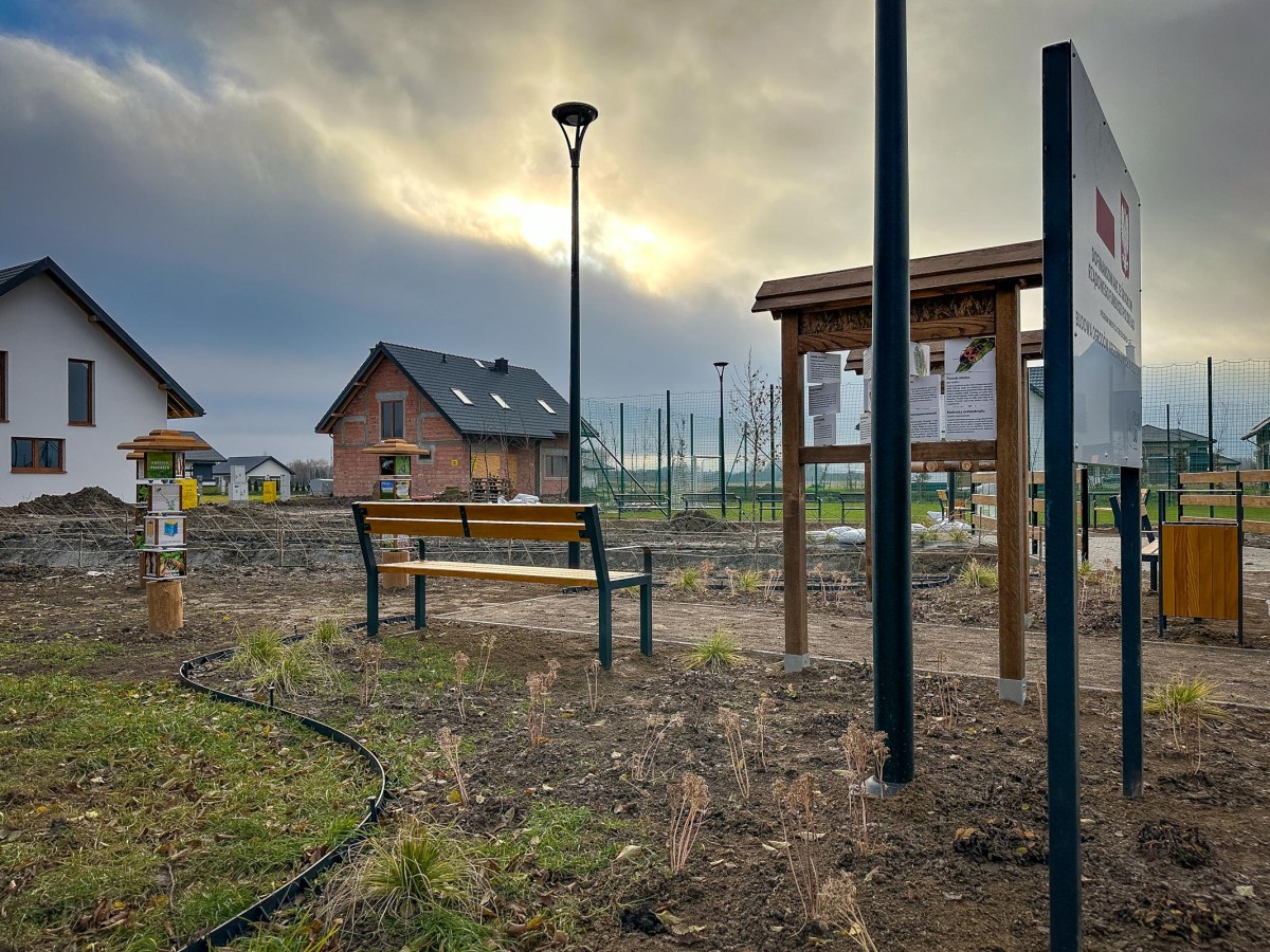 Rzeszów - Budowa ogrodu kieszonkowego na osiedlu Biała [grudzień 2024]