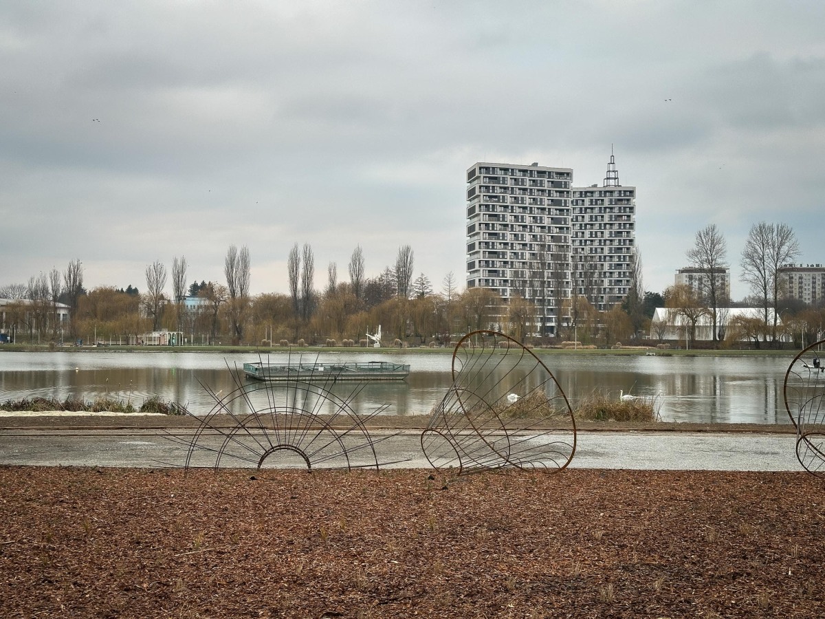 Rzeszów - Budowa miejskiej plaży nad Wisłokiem [grudzień 2024]