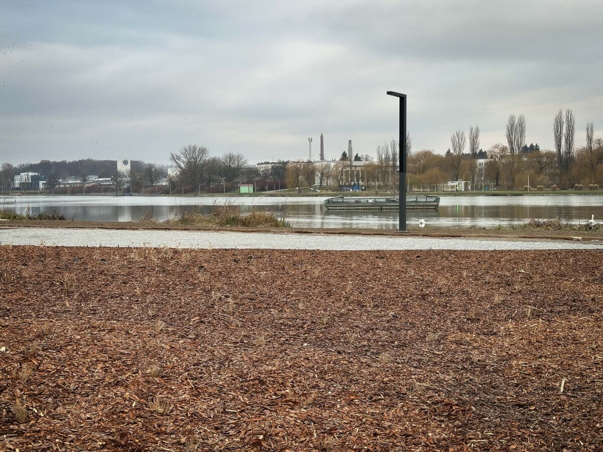 Rzeszów - Budowa miejskiej plaży nad Wisłokiem [grudzień 2024]
