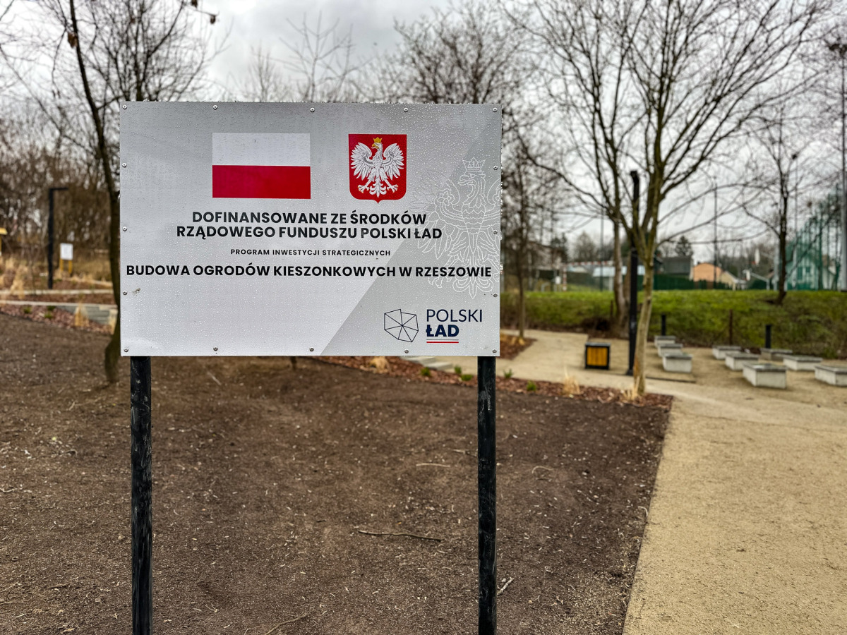 Rzeszów - Ogród kieszonkowy na osiedlu Pobitno [grudzień 2024]