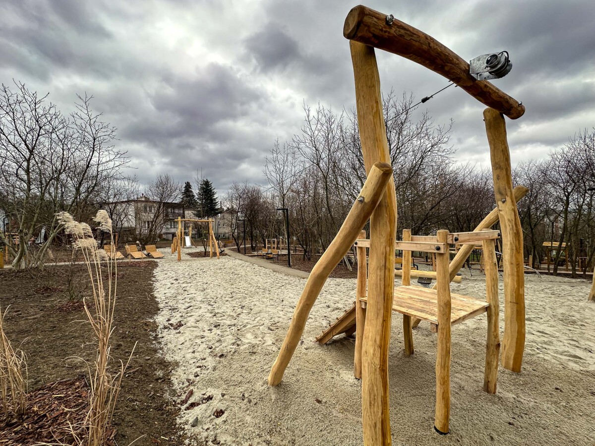 Rzeszów - Ogród kieszonkowy na osiedlu Pobitno [grudzień 2024]