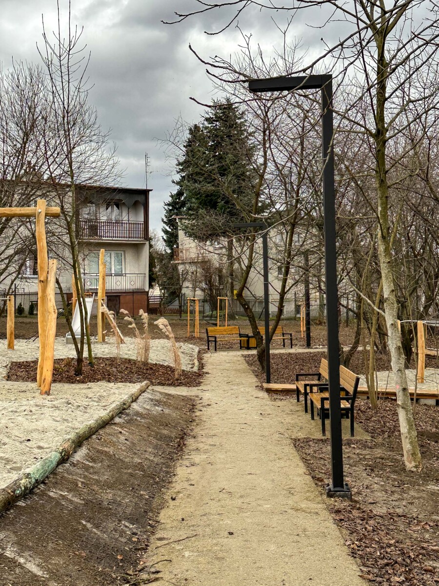 Rzeszów - Ogród kieszonkowy na osiedlu Pobitno [grudzień 2024]