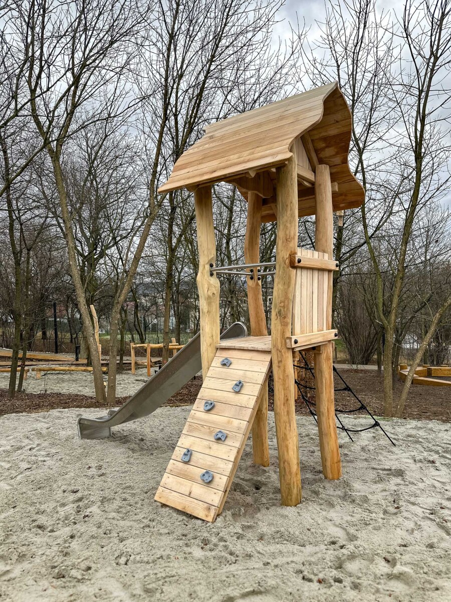 Rzeszów - Ogród kieszonkowy na osiedlu Pobitno [grudzień 2024]