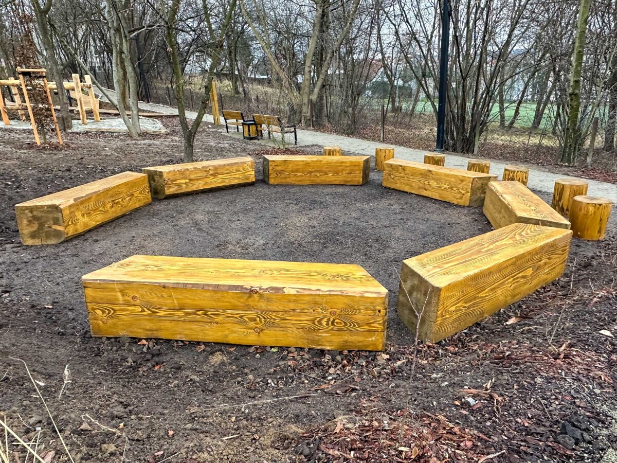 Rzeszów - Ogród kieszonkowy na osiedlu Pobitno [grudzień 2024]