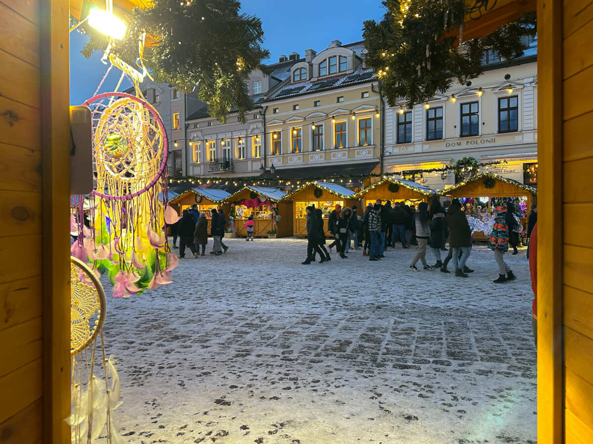 Rzeszów - Świąteczne Miasteczko i iluminacje w centrum Rzeszowa