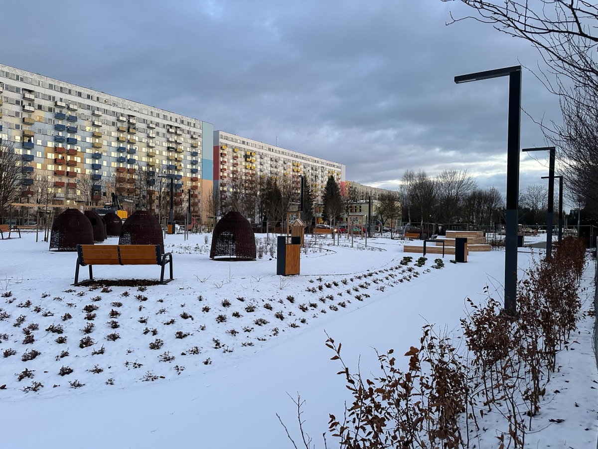 Rzeszów - Budowa ogrodu kieszonkowego na osiedlu Nowe Miasto [styczeń 2025]