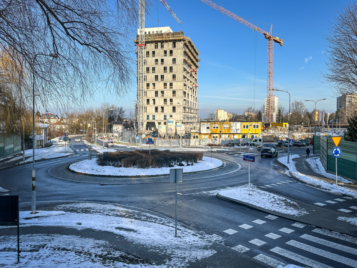 Rzeszów - II etap budowy kompleksu KrakoVska w Rzeszowie [styczeń 2025]