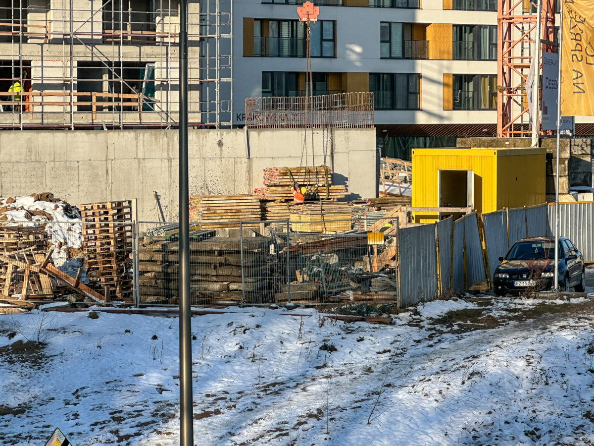 Rzeszów - II etap budowy kompleksu KrakoVska w Rzeszowie [styczeń 2025]