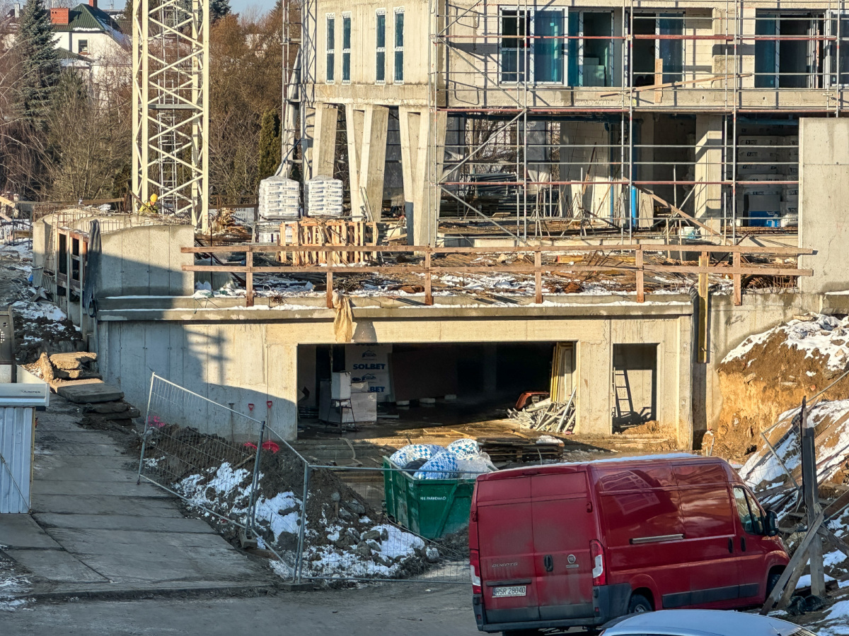 Rzeszów - II etap budowy kompleksu KrakoVska w Rzeszowie [styczeń 2025]