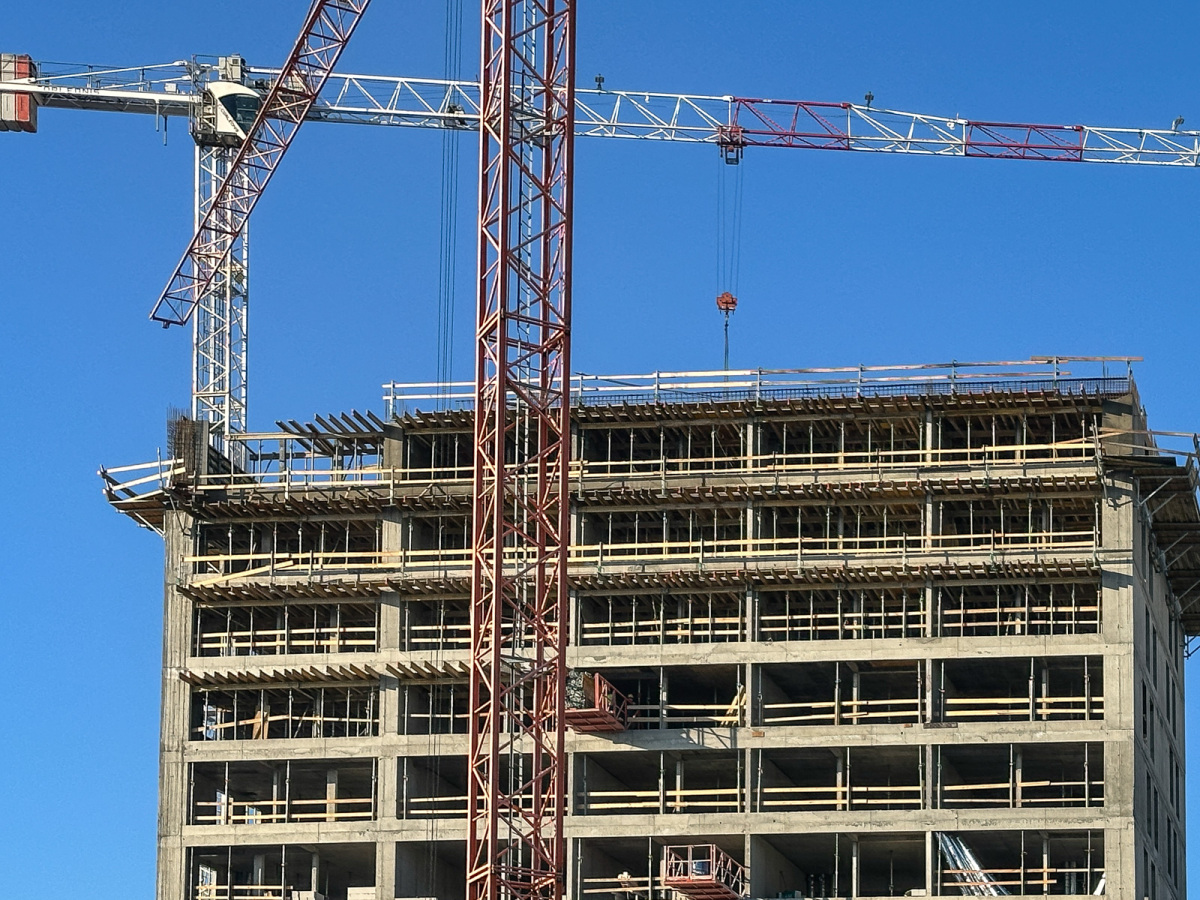 Rzeszów - II etap budowy kompleksu KrakoVska w Rzeszowie [styczeń 2025]