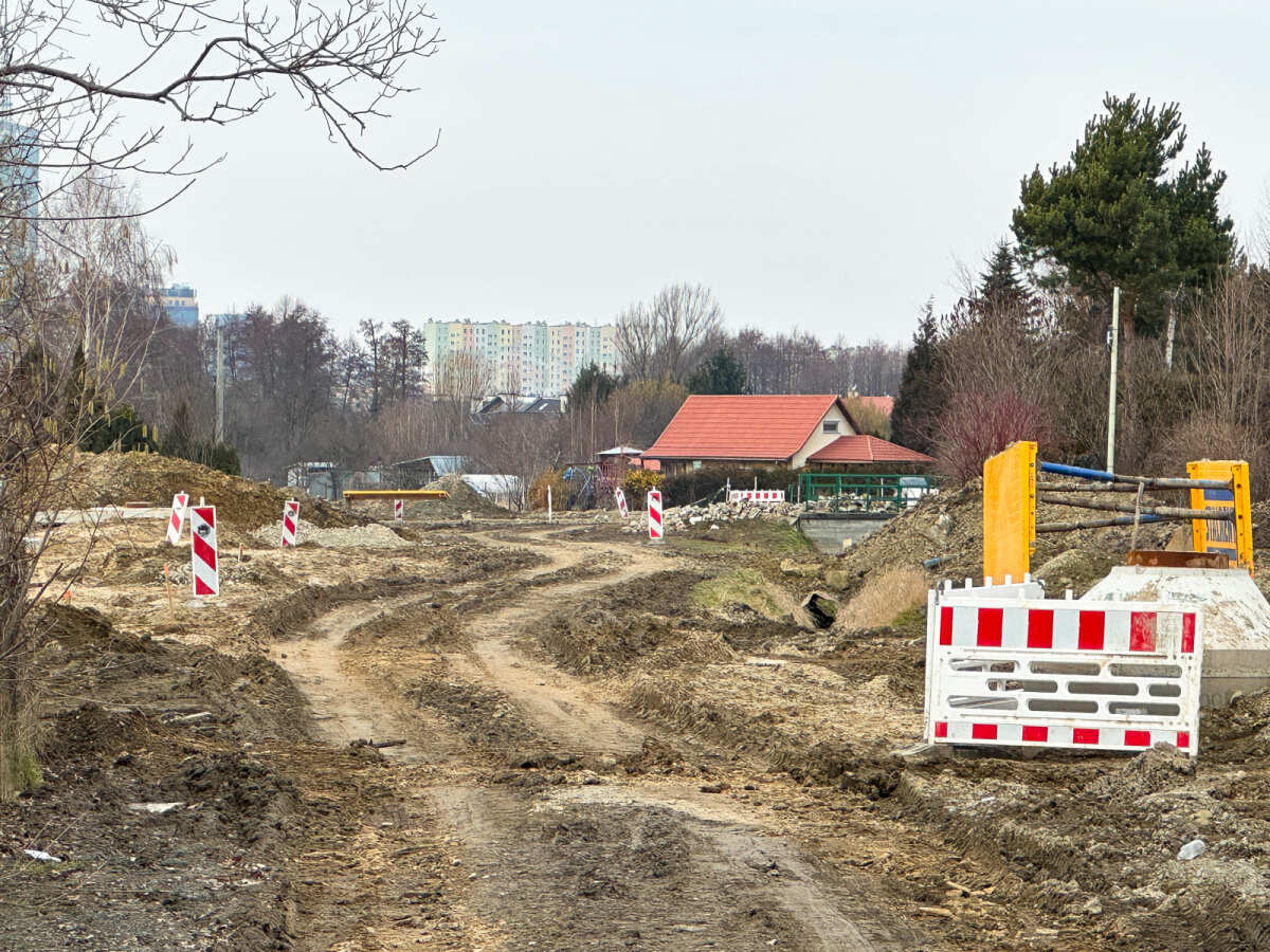 Rzeszów -  Budowa drogi, która połączy ulice Krzyżanowskiego i Wieniawskiego [luty 2025]