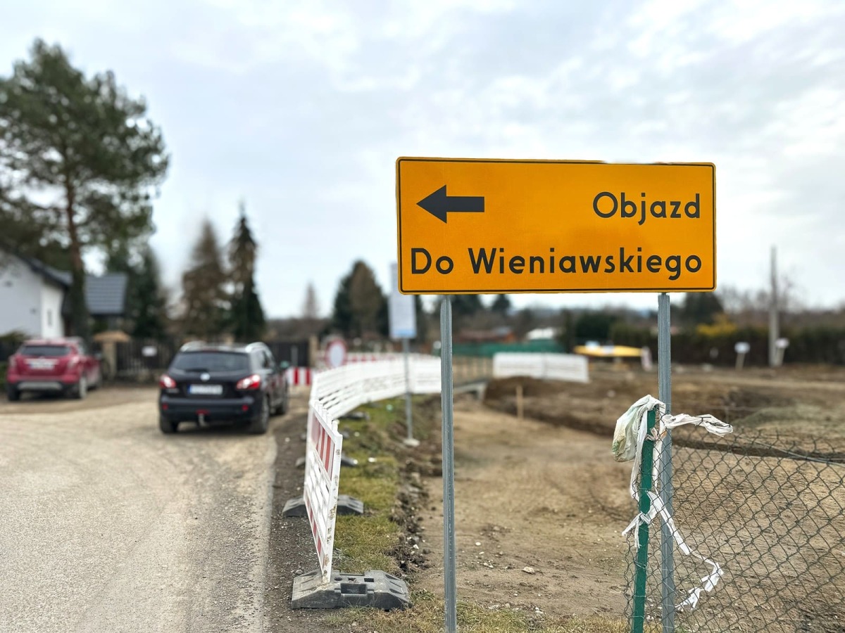 Rzeszów -  Budowa drogi, która połączy ulice Krzyżanowskiego i Wieniawskiego [luty 2025]