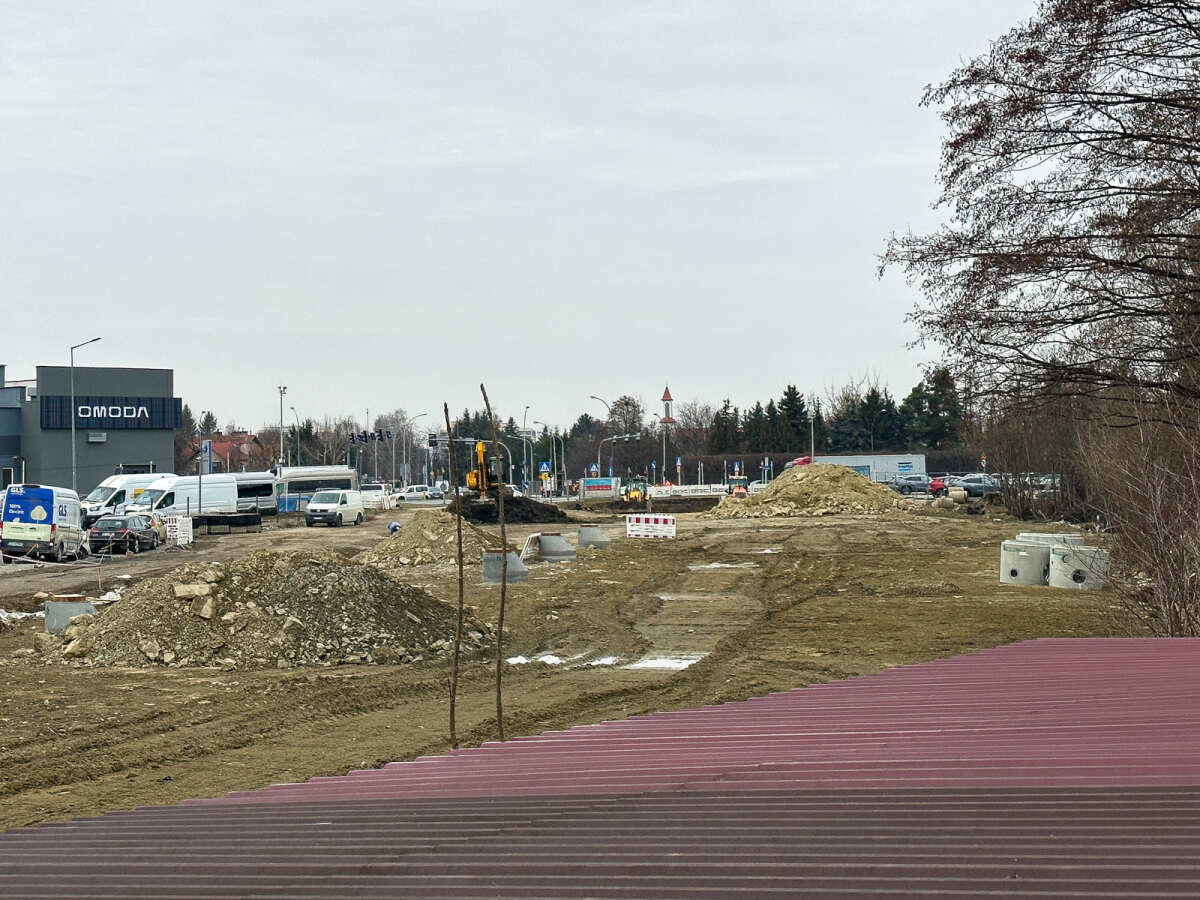 Rzeszów -  Budowa drogi, która połączy ulice Krzyżanowskiego i Wieniawskiego [luty 2025]