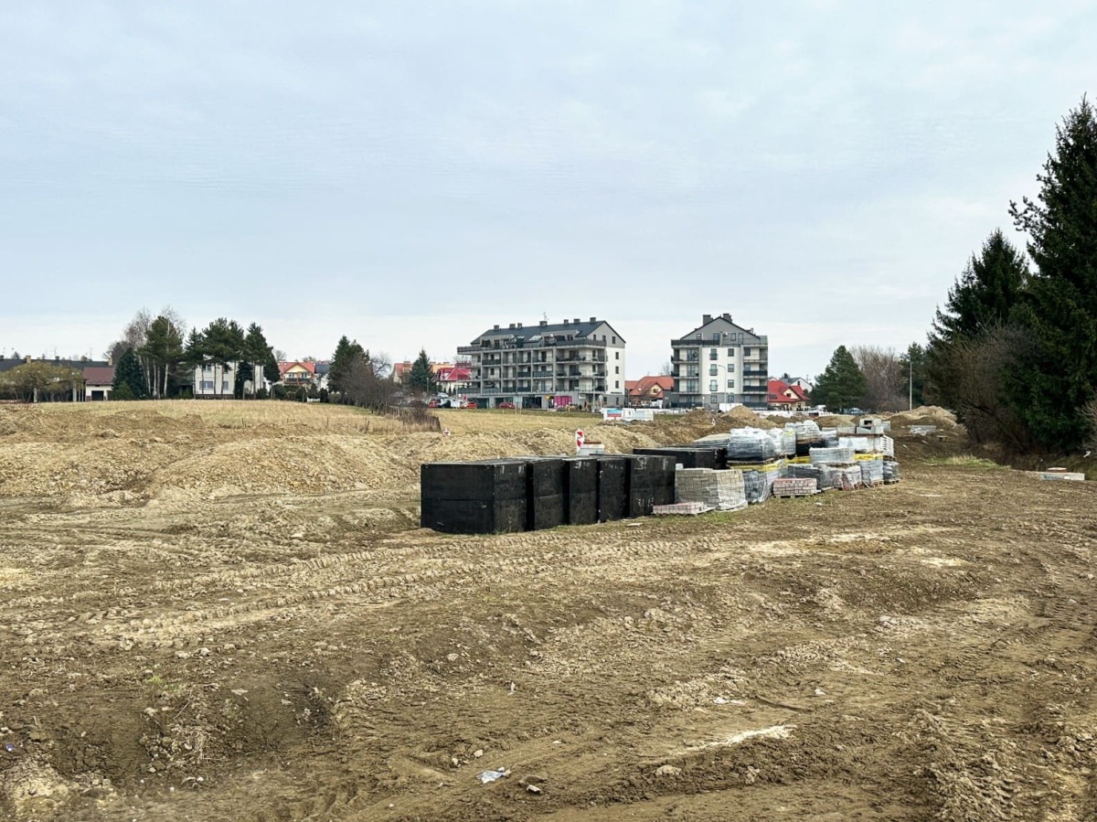 Rzeszów -  Budowa drogi, która połączy ulice Krzyżanowskiego i Wieniawskiego [luty 2025]
