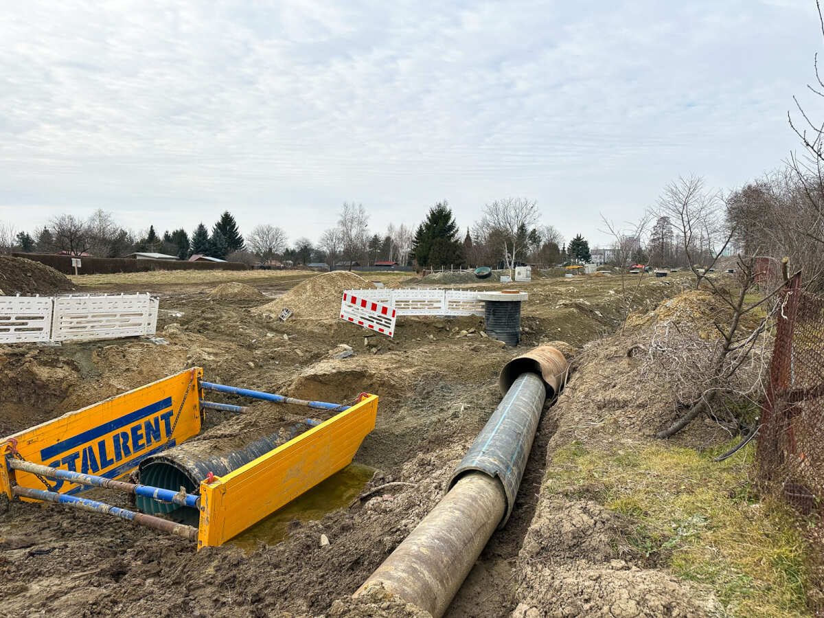Rzeszów -  Budowa drogi, która połączy ulice Krzyżanowskiego i Wieniawskiego [luty 2025]