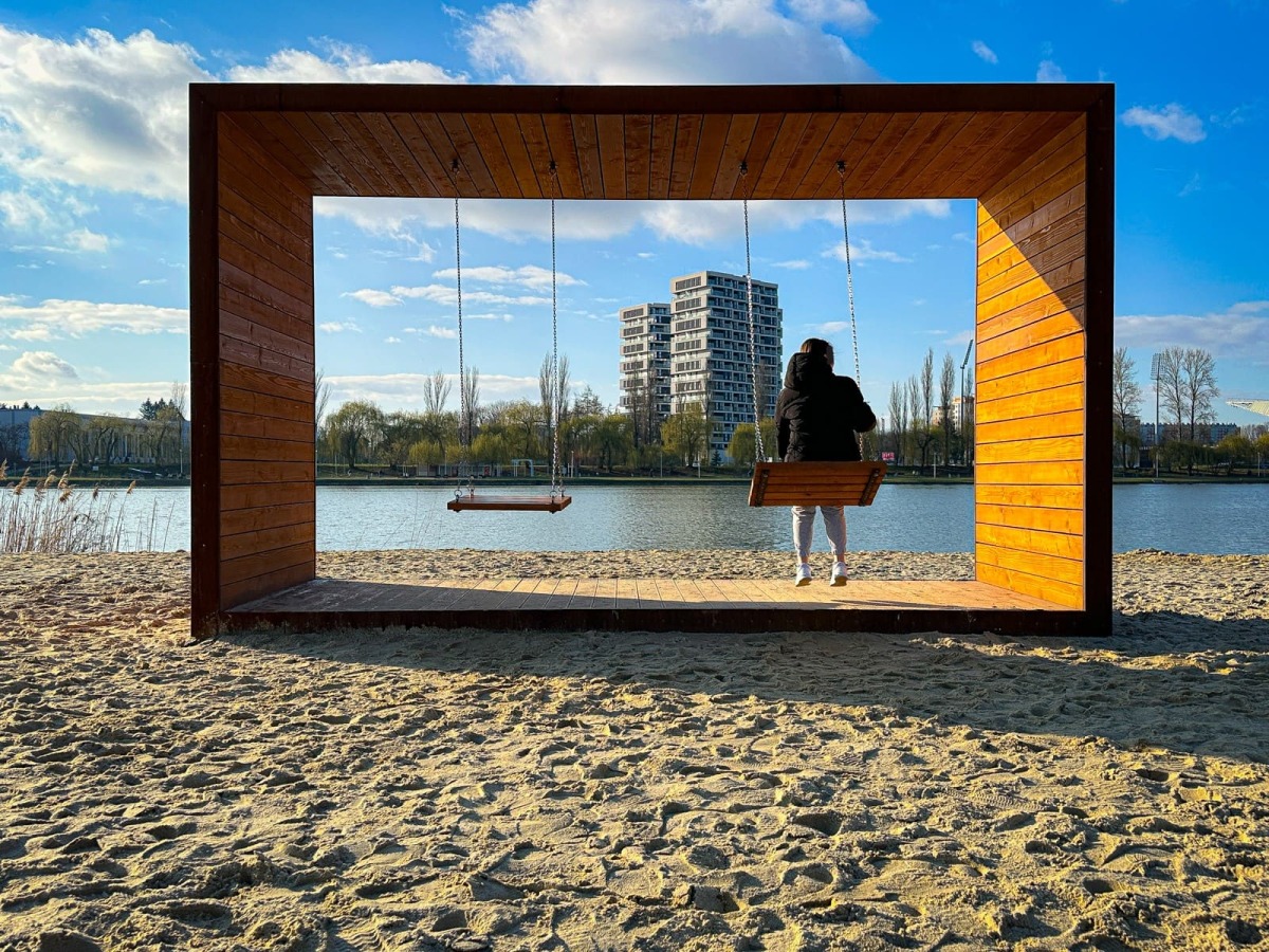 Rzeszów - Słoneczna niedziela na miejskiej plaży