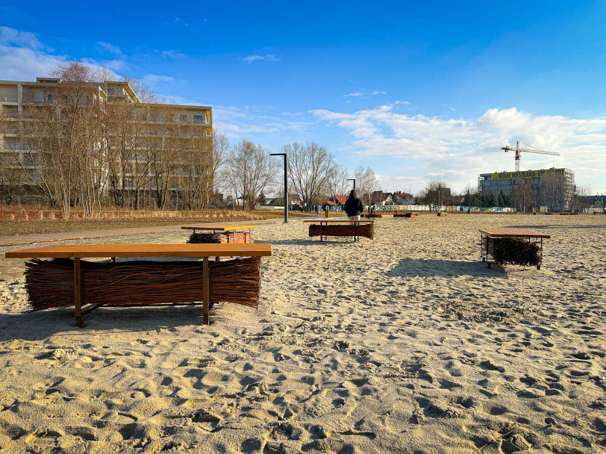 Rzeszów - Słoneczna niedziela na miejskiej plaży