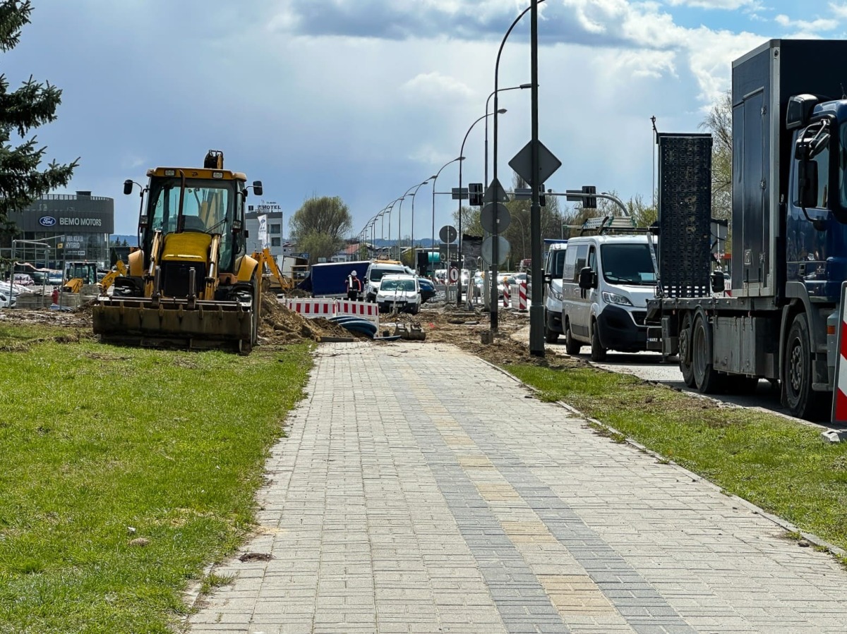 Rzeszów - Budowa połączenia al. Krzyżanowskiego z ul. Wieniawskiego [kwiecień 2025]