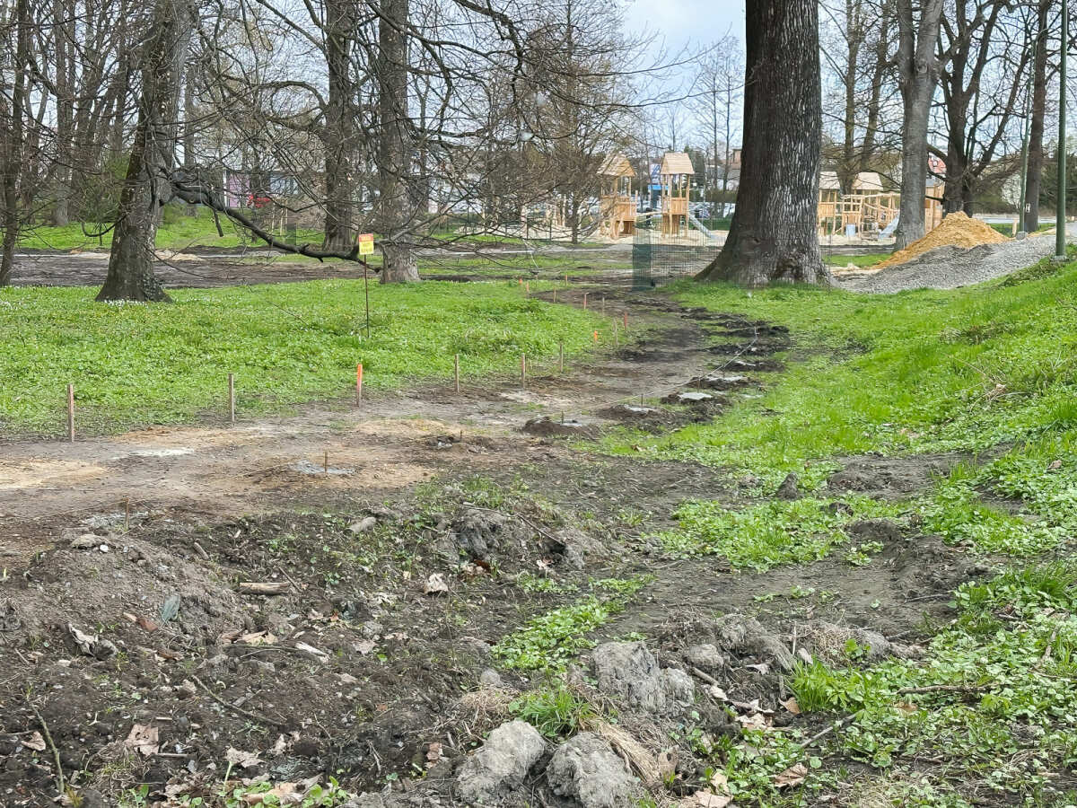 Rzeszów - Rewitalizacja parku na osiedlu Słocina [kwiecień 2025]