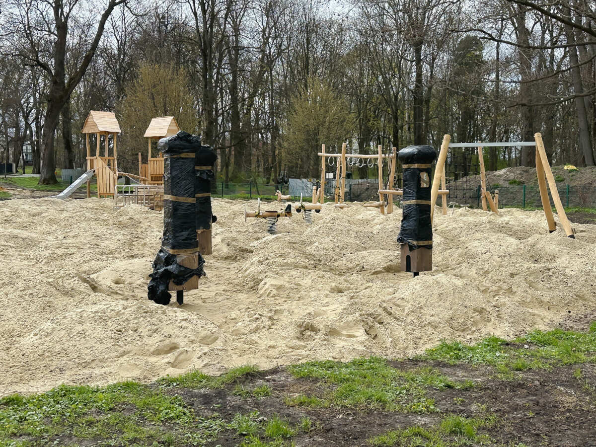 Rzeszów - Rewitalizacja parku na osiedlu Słocina [kwiecień 2025]