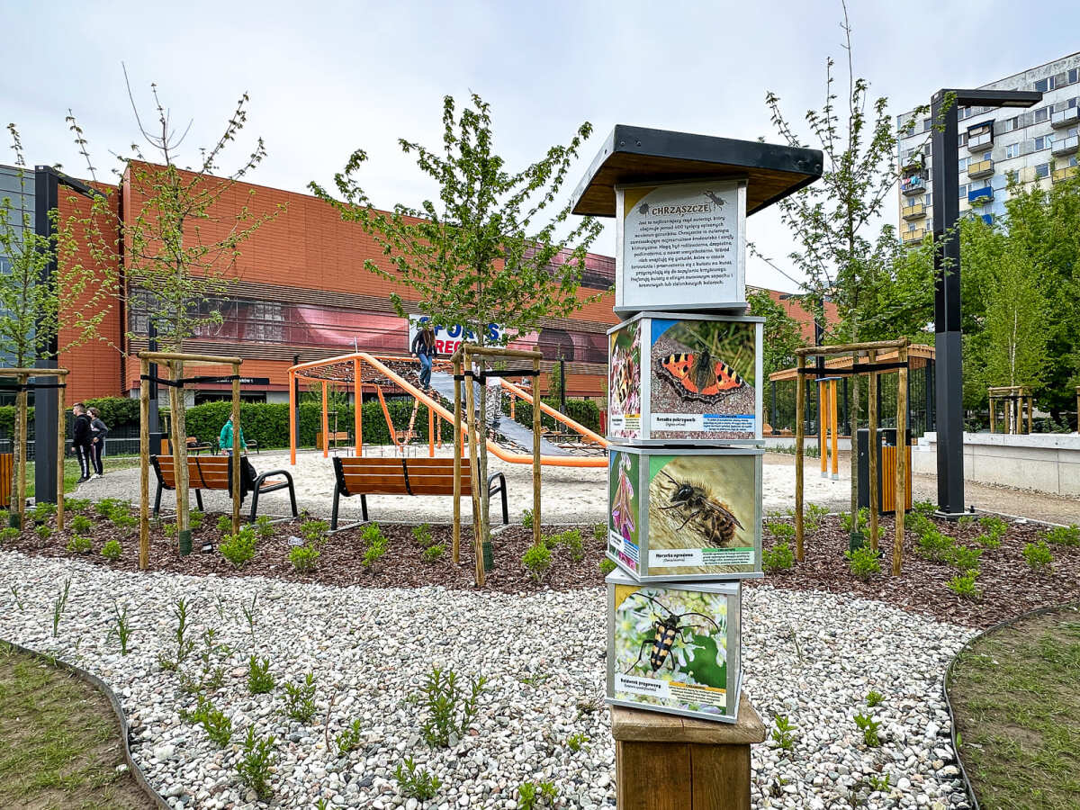 Rzeszów - Nowy ogród kieszonkowy na osiedlu Nowe Miasto
