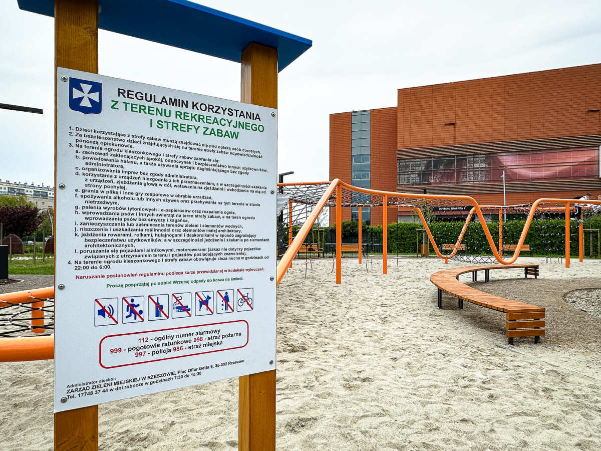 Rzeszów - Nowy ogród kieszonkowy na osiedlu Nowe Miasto