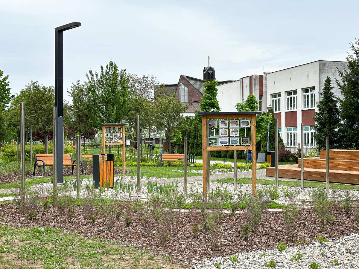 Rzeszów - Nowy ogród kieszonkowy na osiedlu Nowe Miasto