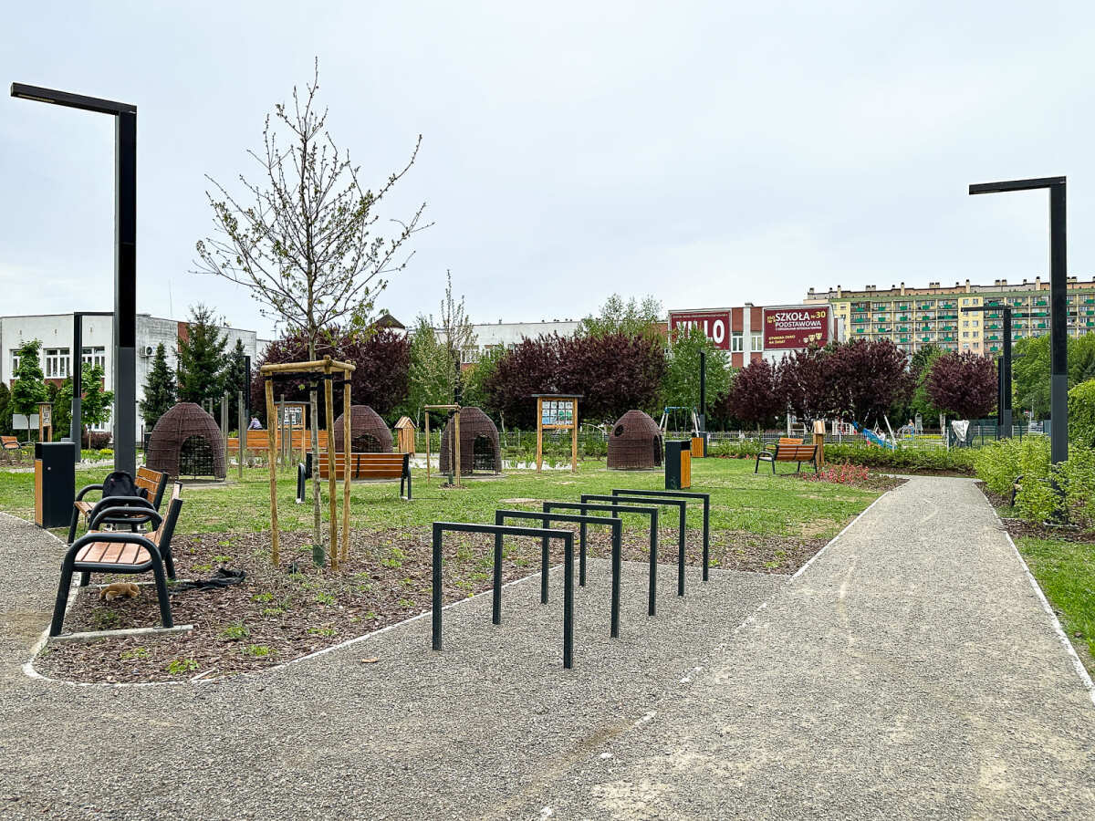 Rzeszów - Nowy ogród kieszonkowy na osiedlu Nowe Miasto