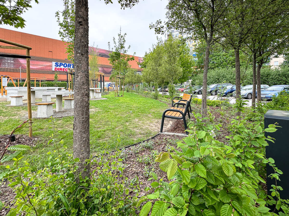 Rzeszów - Nowy ogród kieszonkowy na osiedlu Nowe Miasto