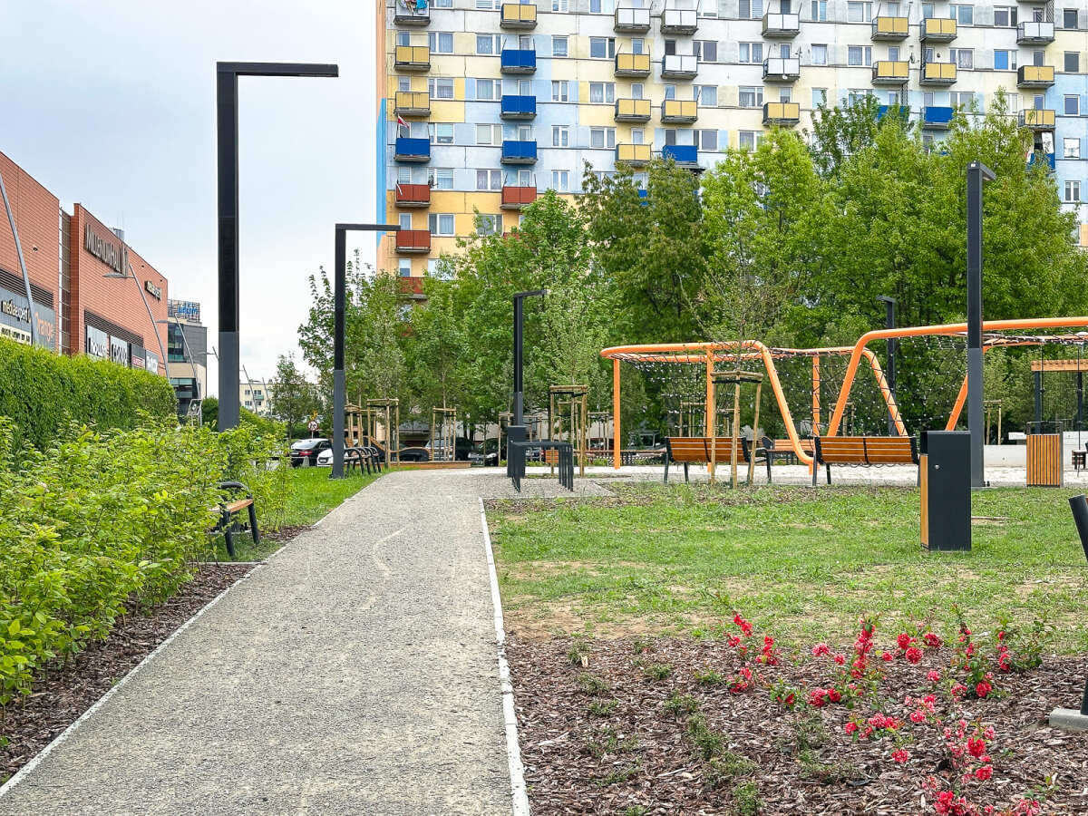 Rzeszów - Nowy ogród kieszonkowy na osiedlu Nowe Miasto
