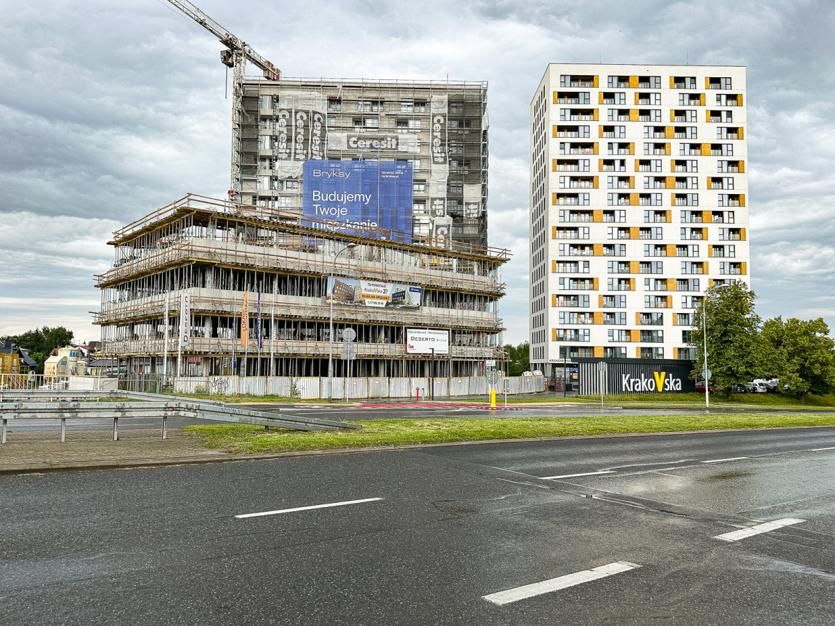 Rzeszów - II etap budowy kompleksu KrakoVska w Rzeszowie [czerwiec 2025]