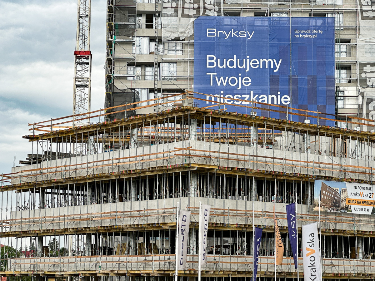 Rzeszów - II etap budowy kompleksu KrakoVska w Rzeszowie [czerwiec 2025]
