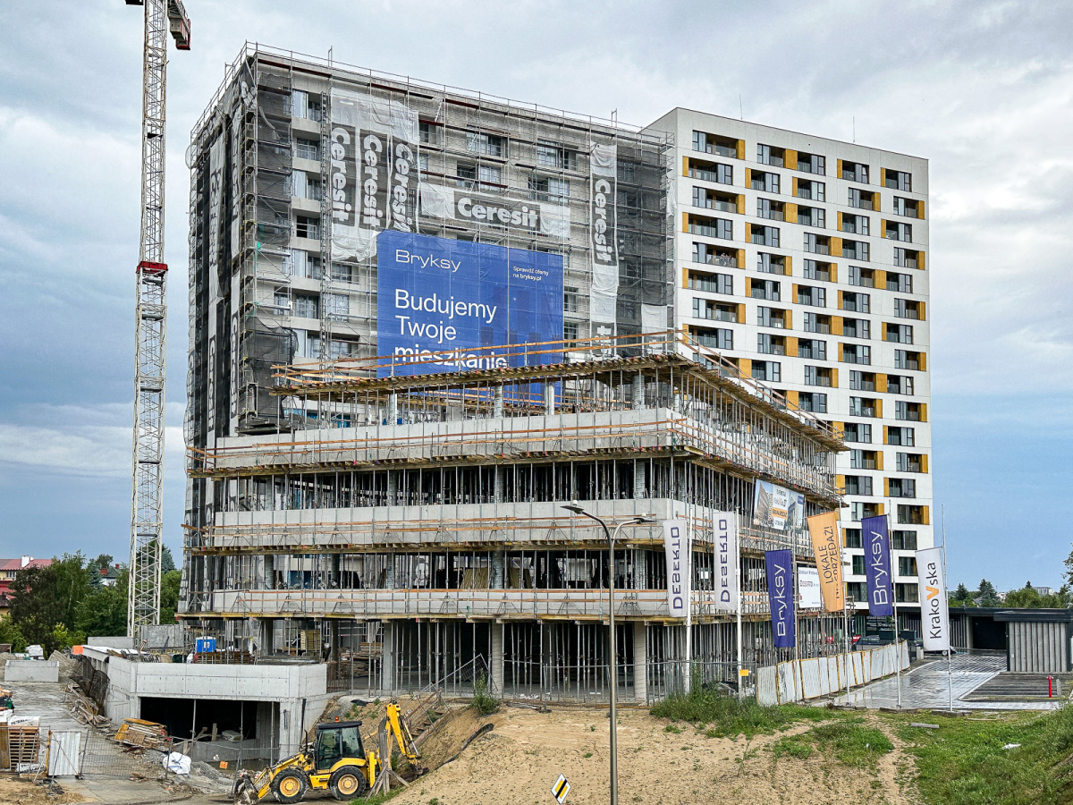 Rzeszów - II etap budowy kompleksu KrakoVska w Rzeszowie [czerwiec 2025]