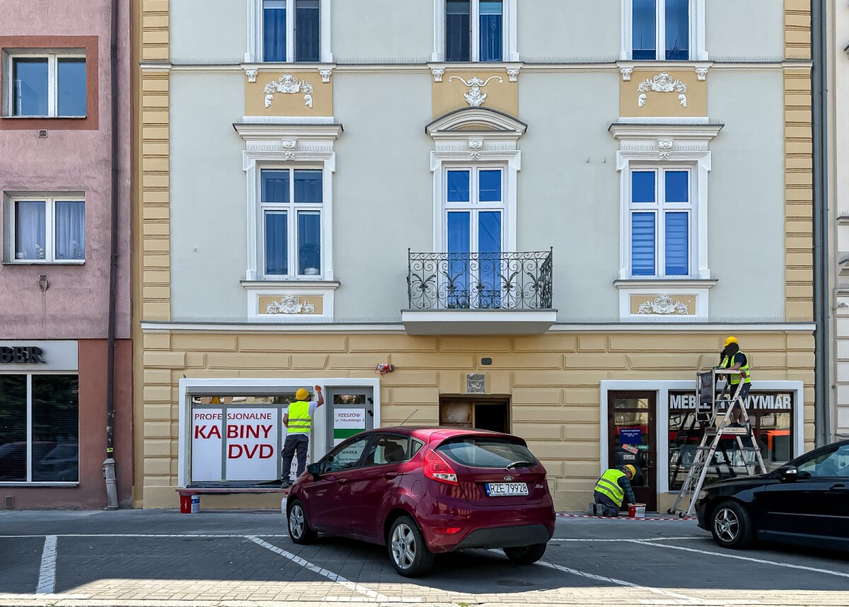 Rzeszów - Renowacja kamienicy przy ul. Piłsudskiego 3 w Rzeszowie