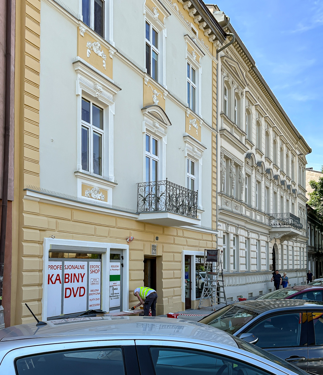 Rzeszów - Renowacja kamienicy przy ul. Piłsudskiego 3 w Rzeszowie
