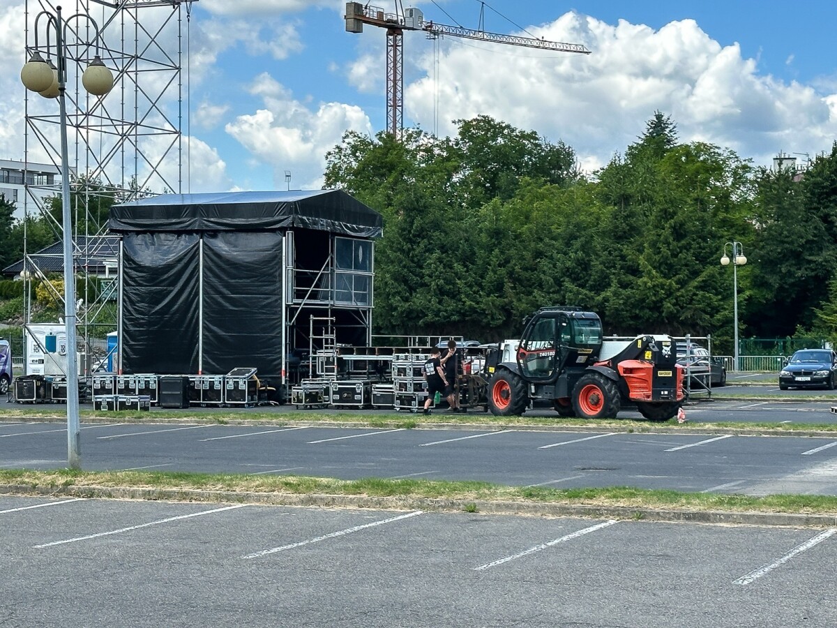 Rzeszów - Budowa sceny Koncertu Głównego ESK 2025