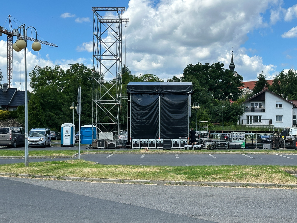 Rzeszów - Budowa sceny Koncertu Głównego ESK 2025