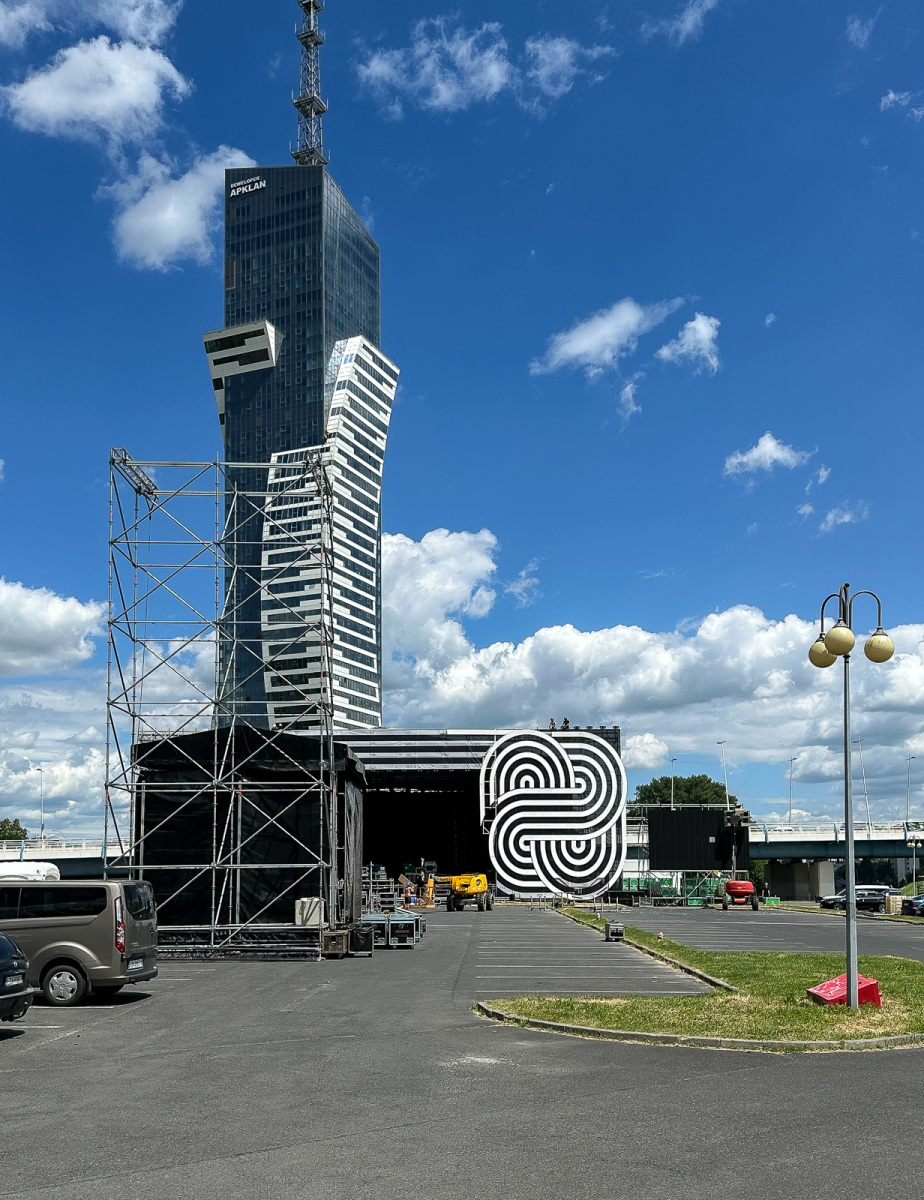 Rzeszów - Budowa sceny Koncertu Głównego ESK 2025