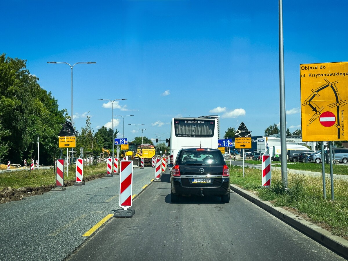 Rzeszów - Budowa połączenia al. Krzyżanowskiego z ul. Wieniawskiego [lipiec 2025]