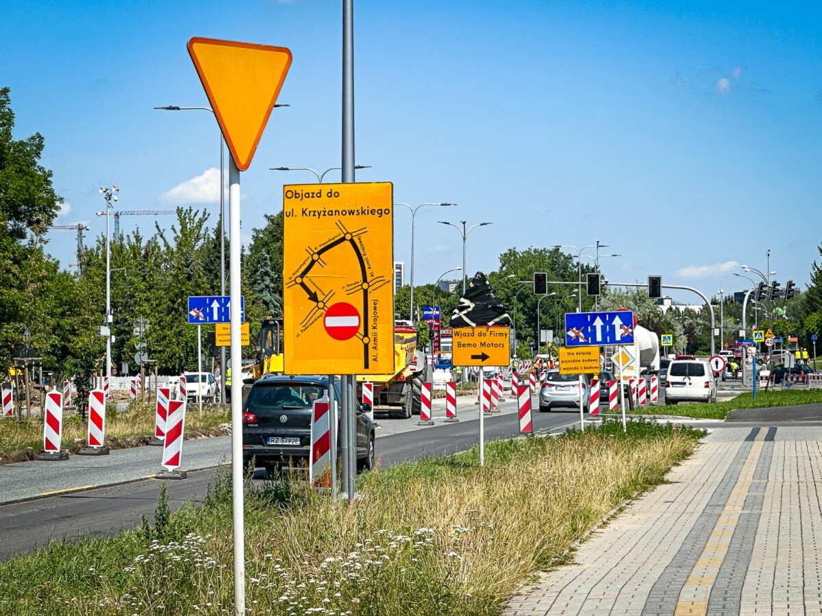 Rzeszów - Budowa połączenia al. Krzyżanowskiego z ul. Wieniawskiego [lipiec 2025]