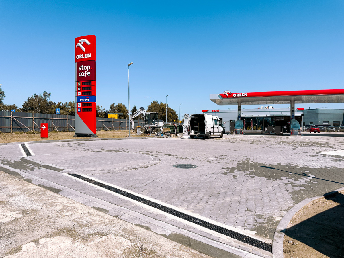 Rzeszów - Budowa nowej stacji benzynowej w Rzeszowie [lipiec 2025]