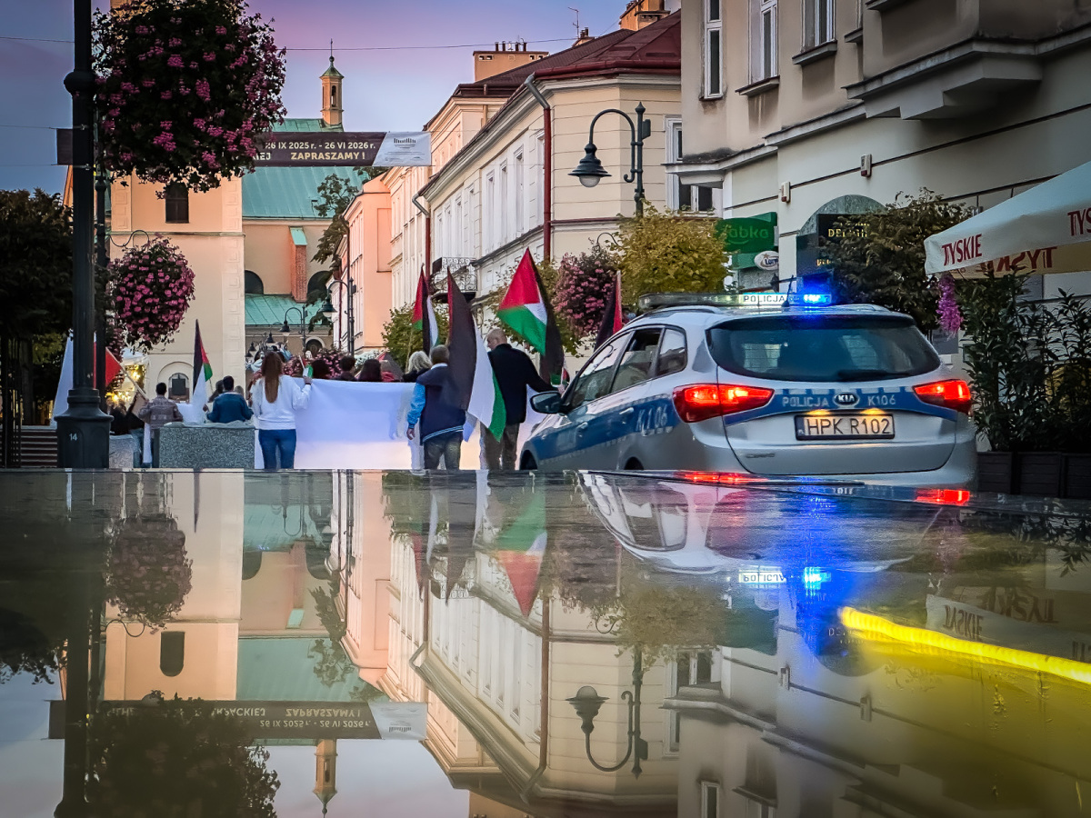 Rzeszów - Pro-palestyński protest w Rzeszowie [27.09.2025]
