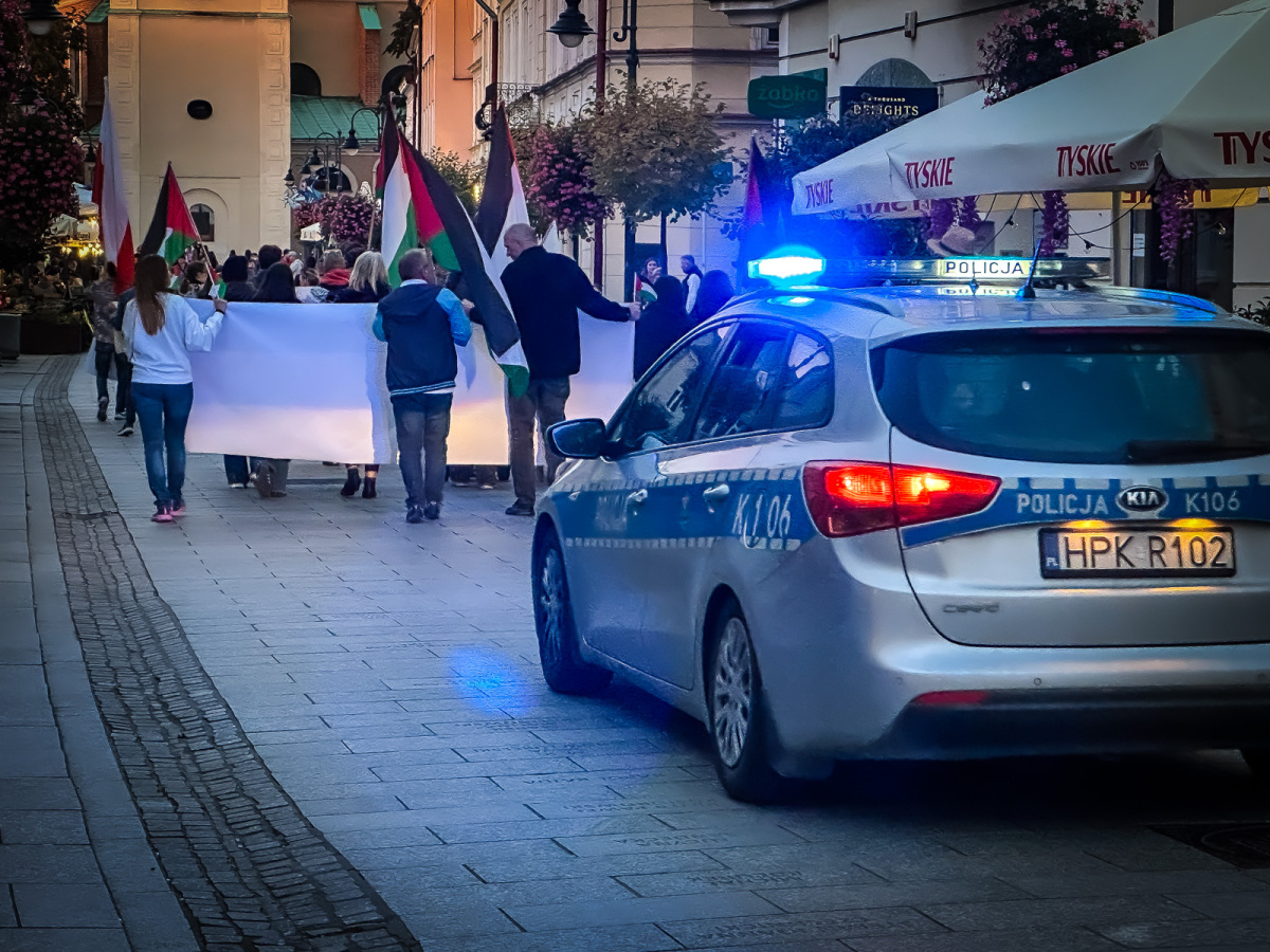Rzeszów - Pro-palestyński protest w Rzeszowie [27.09.2025]