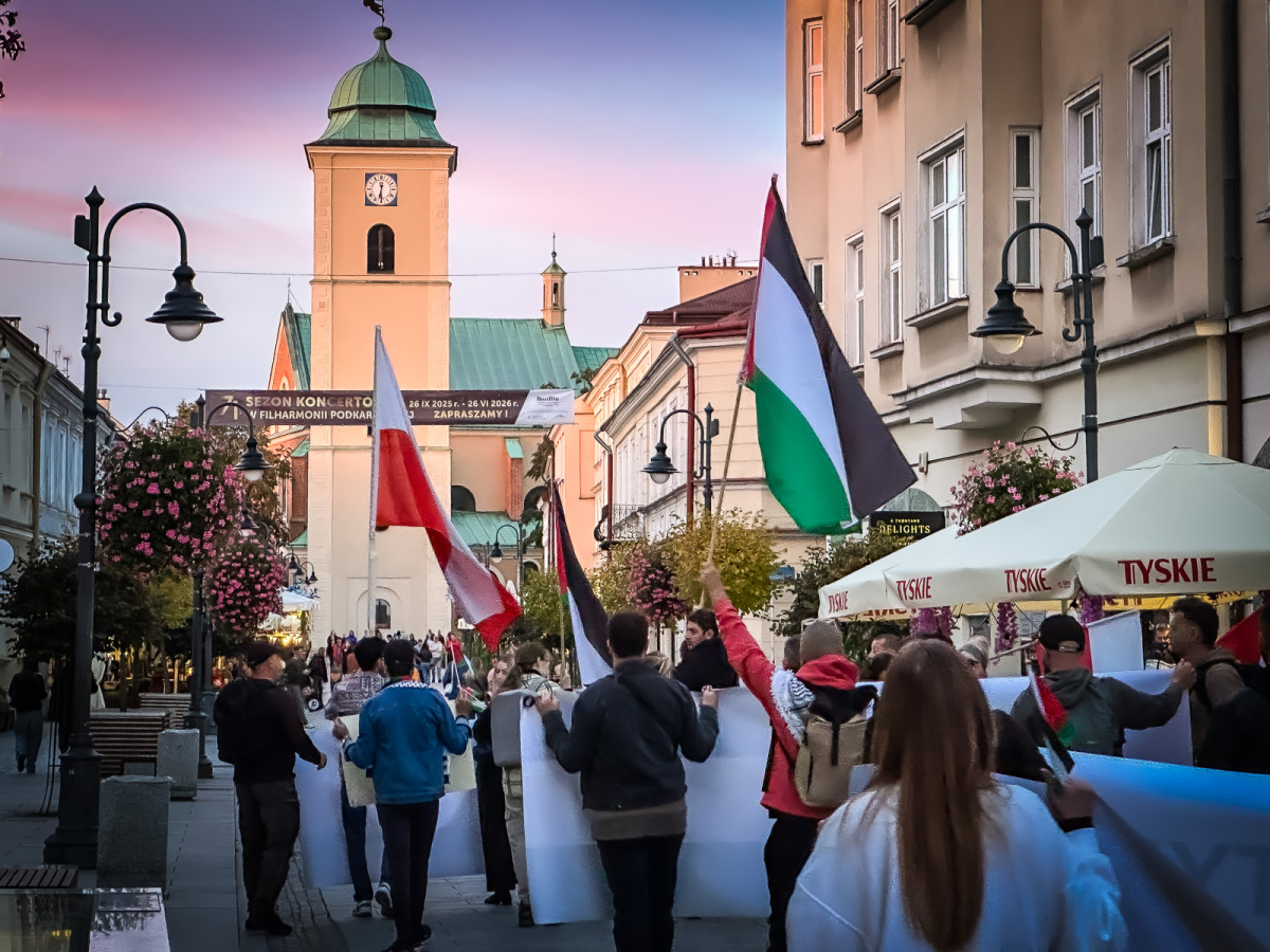 Rzeszów - Pro-palestyński protest w Rzeszowie [27.09.2025]
