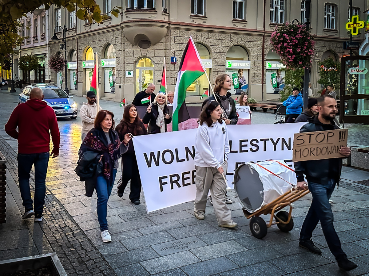 Rzeszów - Pro-palestyński protest w Rzeszowie [27.09.2025]