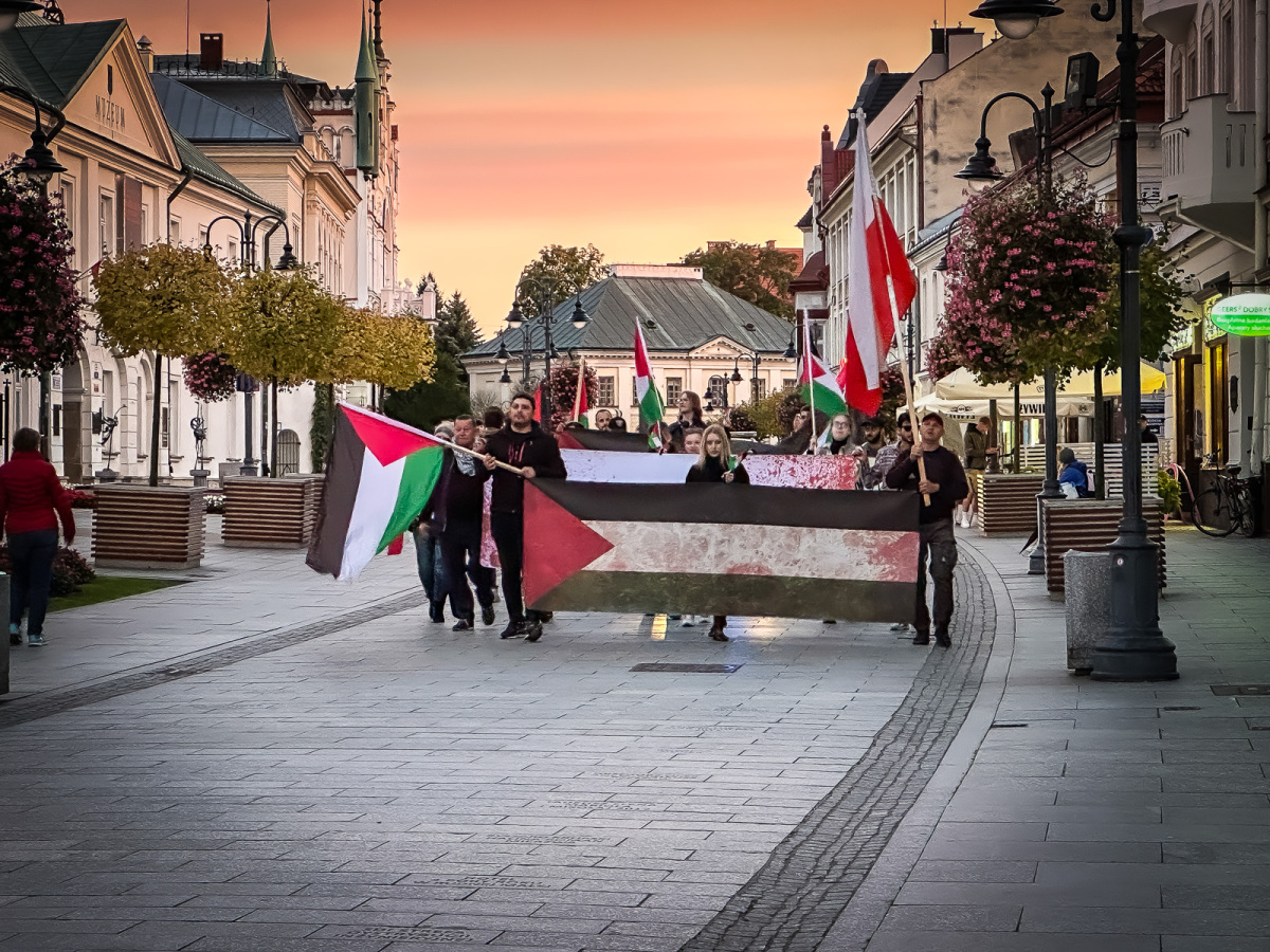Rzeszów - Pro-palestyński protest w Rzeszowie [27.09.2025]