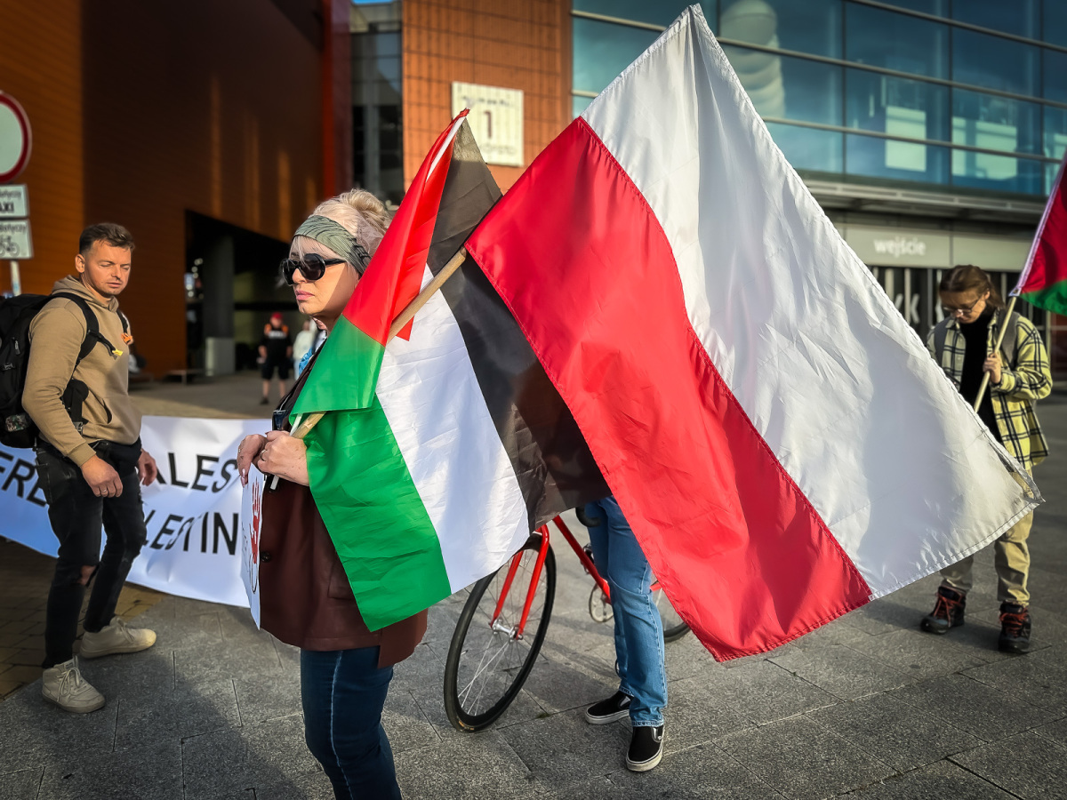 Rzeszów - Pro-palestyński protest w Rzeszowie [27.09.2025]