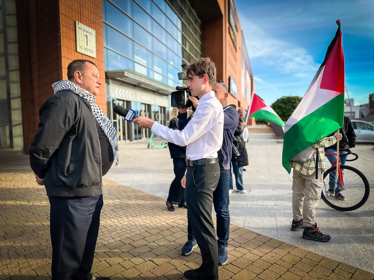 Rzeszów - Pro-palestyński protest w Rzeszowie [27.09.2025]