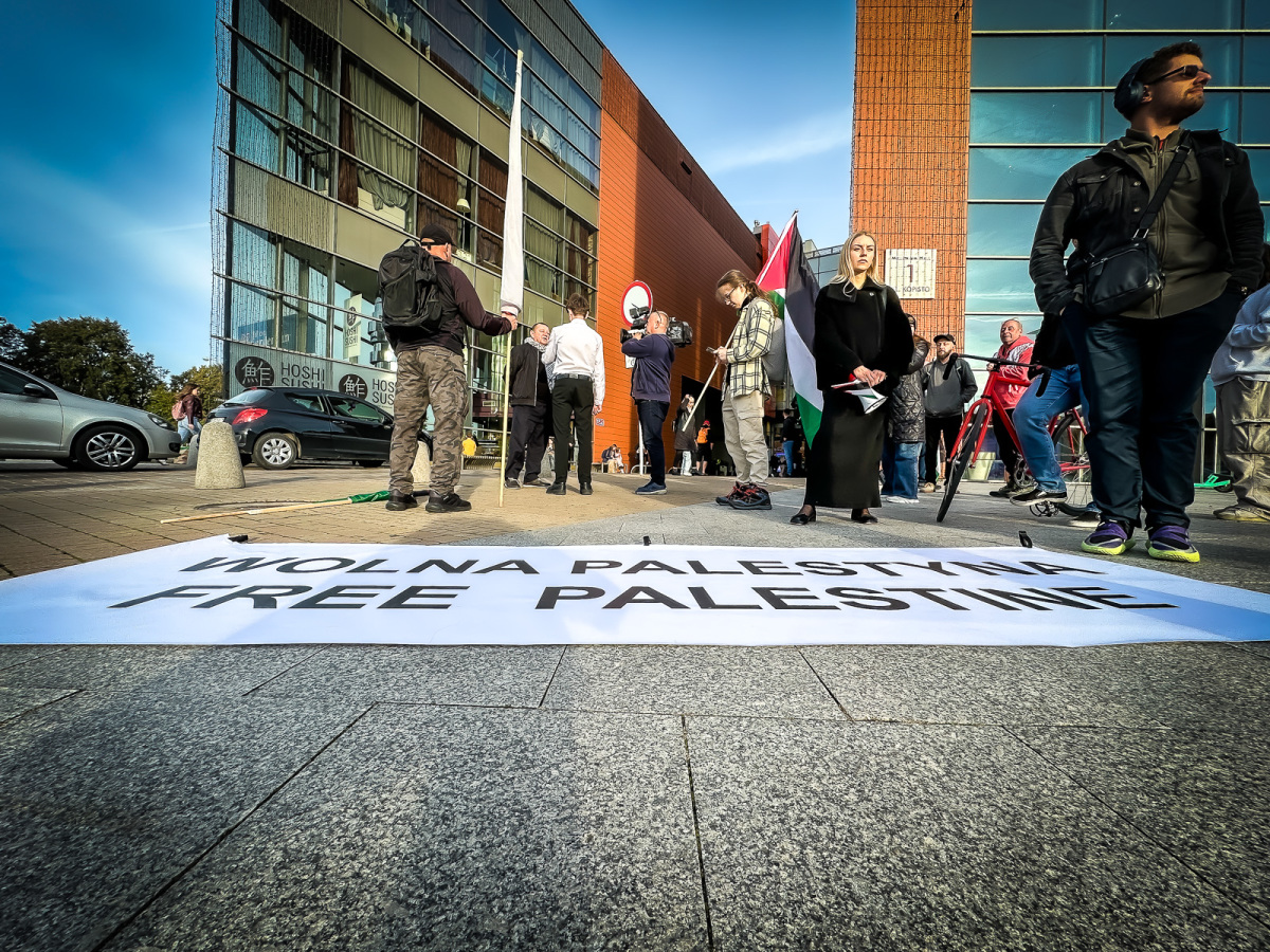 Rzeszów - Pro-palestyński protest w Rzeszowie [27.09.2025]